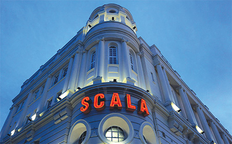 view of the scala cinema